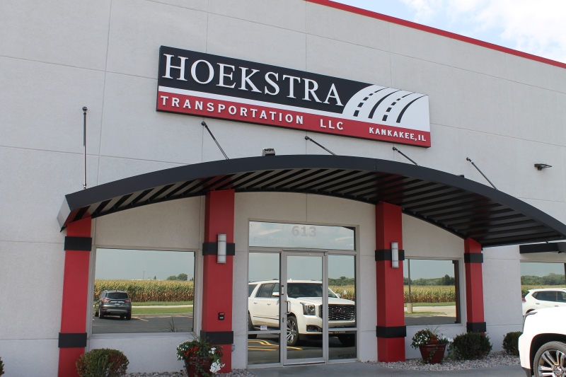 Hoekstra Transportation Main Entrance Signage