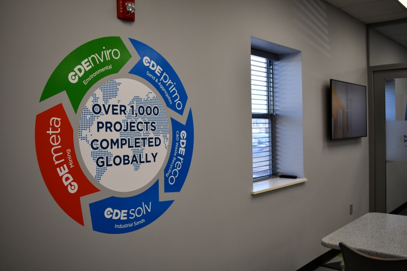 CDE Global Wall Signage