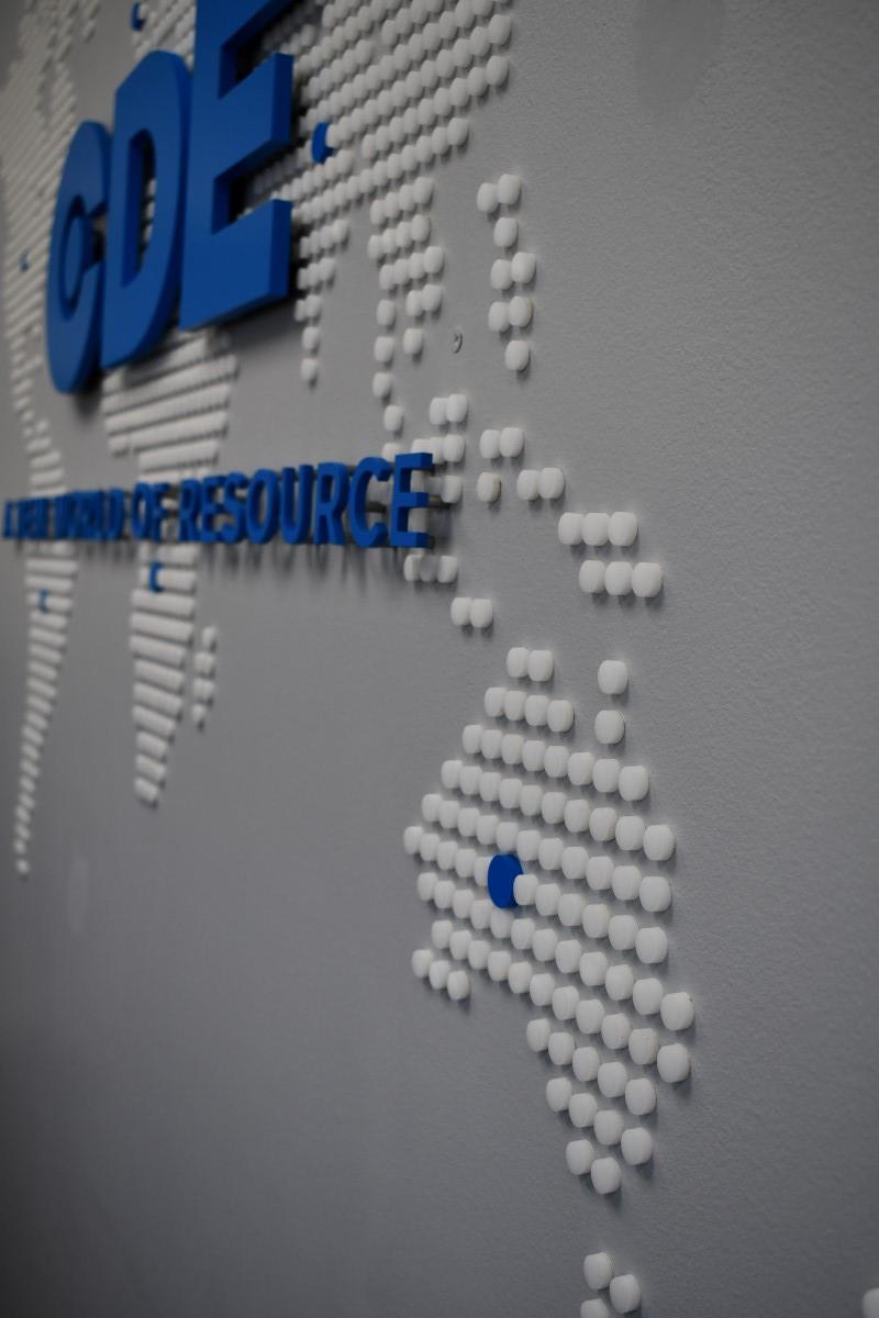 CDE Global Wall Signage