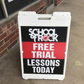 a-frame signs