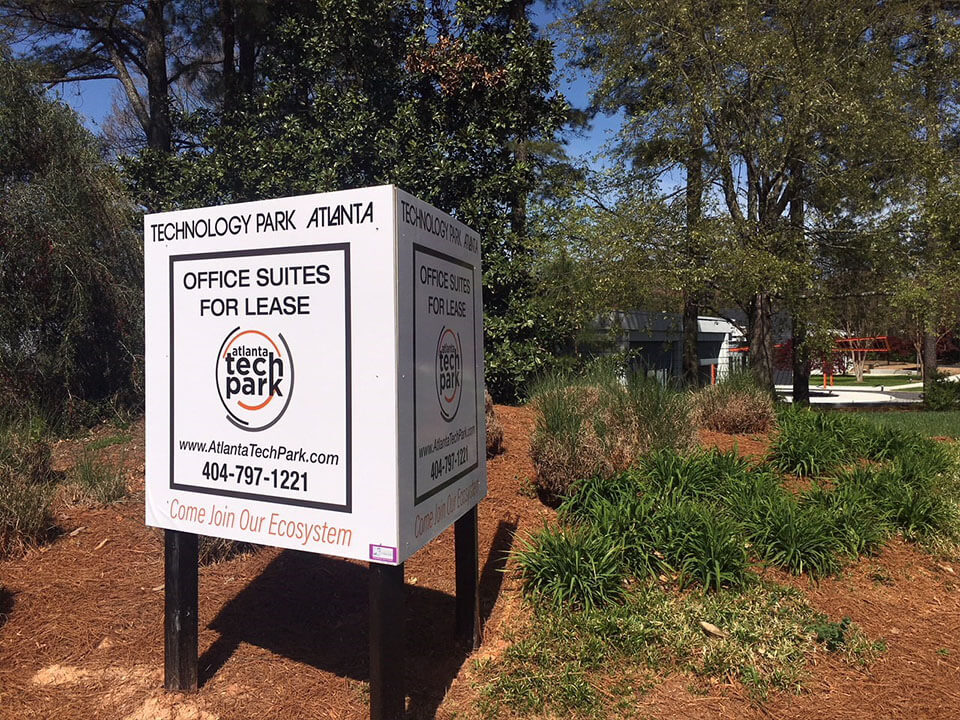 Atlanta Tech Park site sign