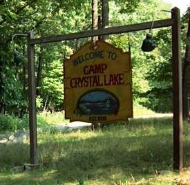 Camp Crystal Lake Sign