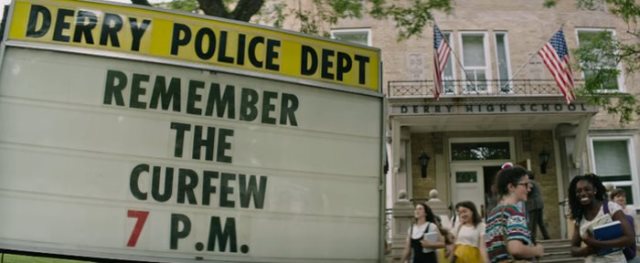 Derry Police Sign IT Movie