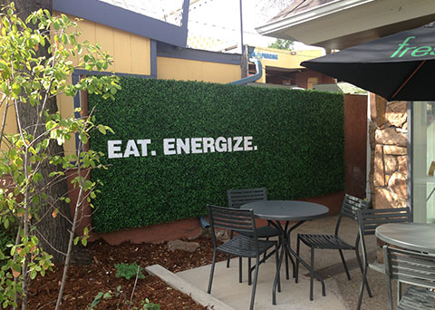 Freshii custom signage