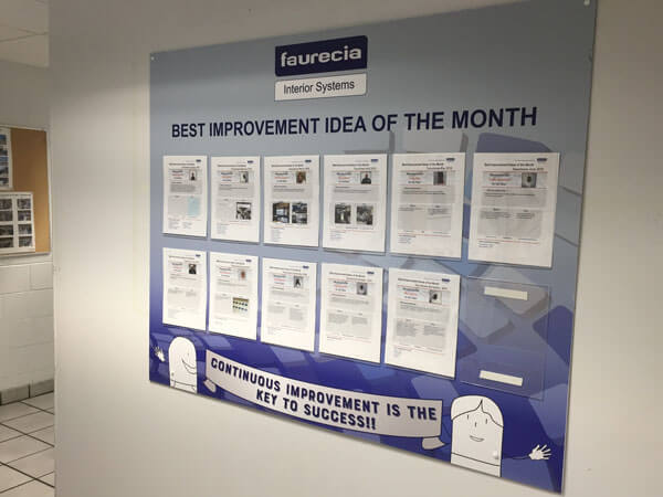 Faurecia wall