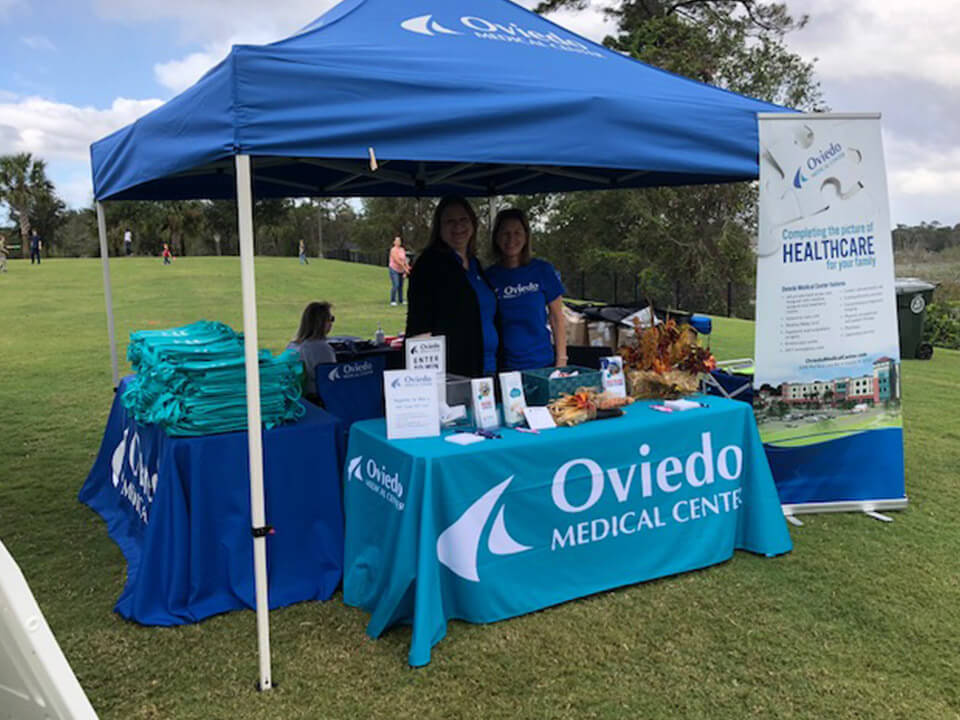 Oviedo Medical Center tent