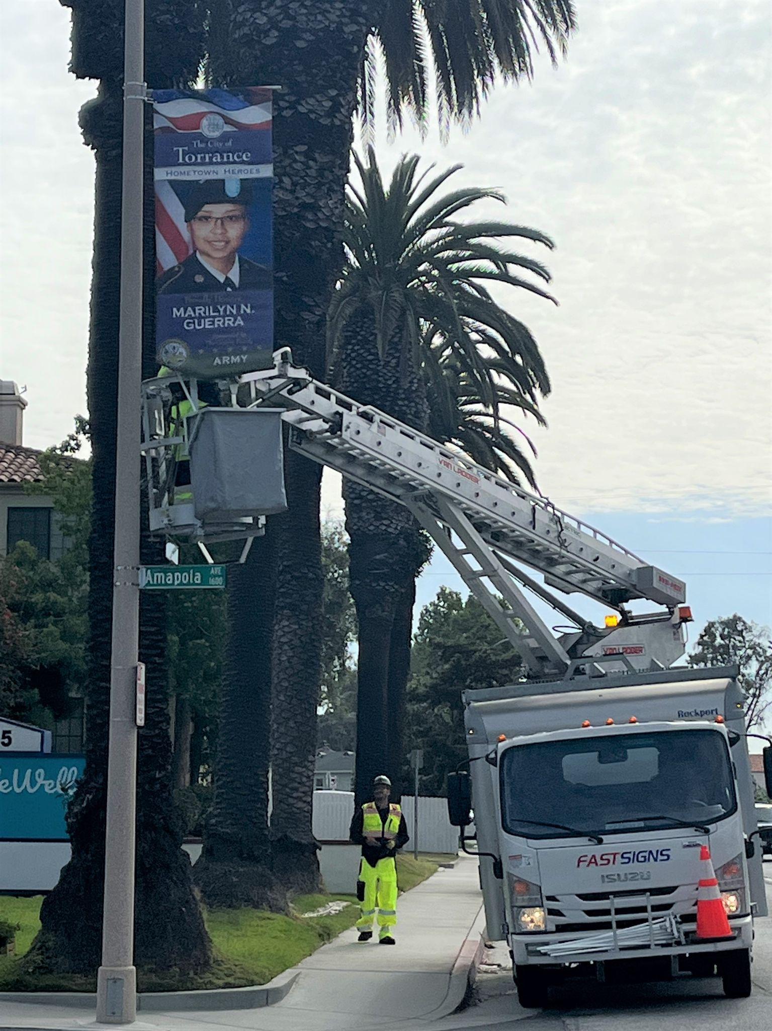 Hometown Heroes Military Banner program from FASTSIGNS of Torrance, California.