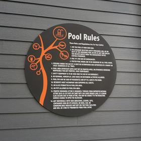 pool signs